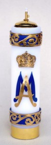 Świeca Maryjna 30cm/8cm, O-150