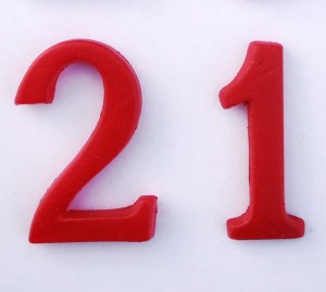 21 - cyfry do paschału, A-45
