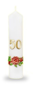 Świeca jubileuszowa 50-lecie, S-30