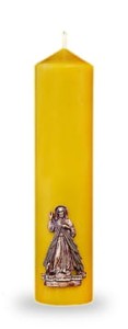 Świeca woskowa liturgiczna 30/6.5cm, W-17