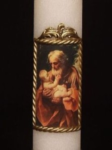 Święty Józef, olejowa 30cm/8cm, D-91