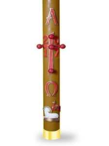 Paschał woskowy na głowice 100cm/10cm, PG-22