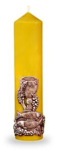 Świeca woskowa liturgiczna 30/6,5cm, W-23