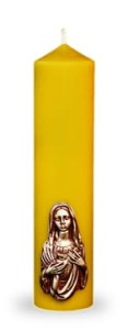 Świeca liturgiczna woskowa 30/6.5cm, W-31