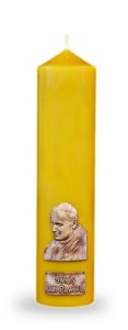 Świeca woskowa liturgiczna 30/6,5cm, W-35