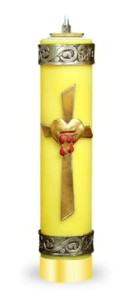 Świeca ołtarzowa olejowa 40cm/8cm, O-119