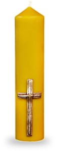 Świeca woskowa liturgiczna 30/6.5cm, W-22