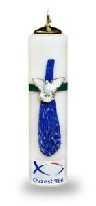 Chrzest Polski 966r, olejowa 30cm/8cm, D-07