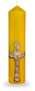 Świeca woskowa liturgiczna 30/6.5cm, W-21