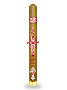 Paschał woskowy na głowice 100/10cm, PG-14